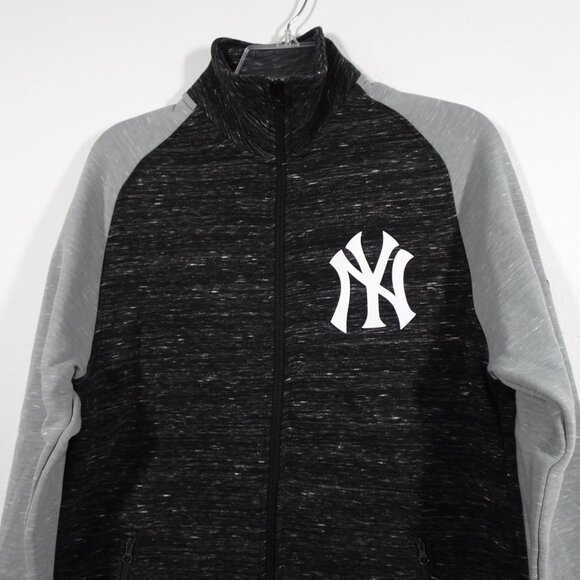 Fanatics New York Yankees Full-Zip Jacket Men's Size S Gray Fan Apparel - Picture 2 of 8